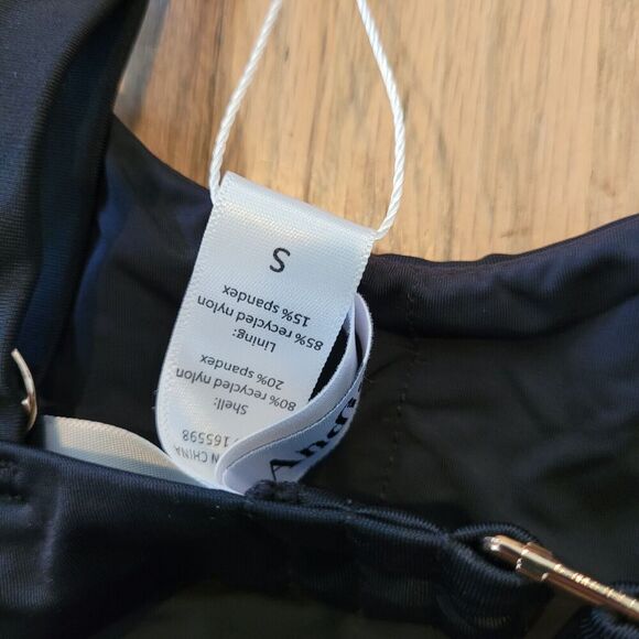 NWT Andie Swim The Atlantic swimsuit bikini Top Bra black size small - Picture 4 of 4